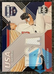 2020 Panini Elite Extra Edition USA Material Burl Carraway #USAM-BC